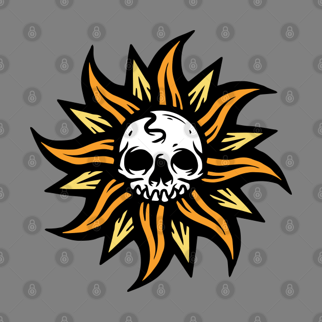 skull sun by lipsofjolie