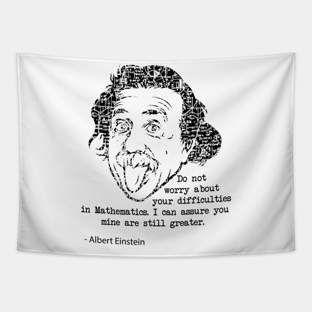 Albert Einstein Tapestry by Lumio Gifts