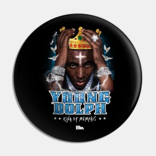 Young Dolph King of Memphis Pin