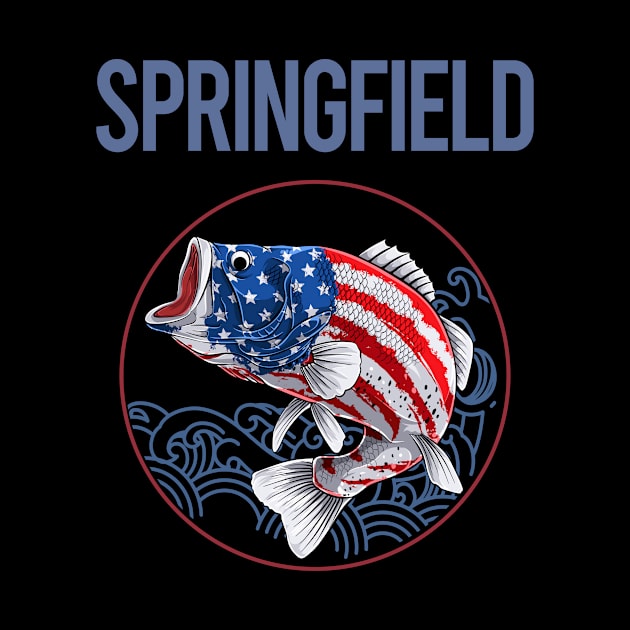 USA Flag Fish Springfield by rosenbaumquinton52