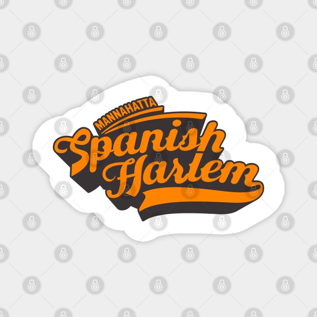 New York Spanish Harlem  - Spanish Harlem  - Spanish Harlem  Manhattan - El Barrio Magnet by Boogosh