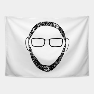 Bearded Glasses Tapestry