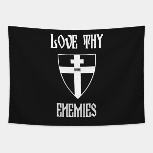 Love Thy Enemies Orthodox Cross Byzantine Shield Eirene Tapestry