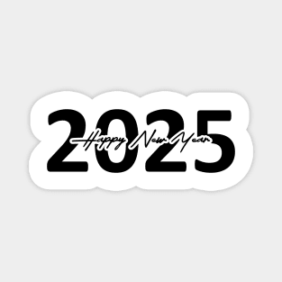 2025 Happy New Year Magnet