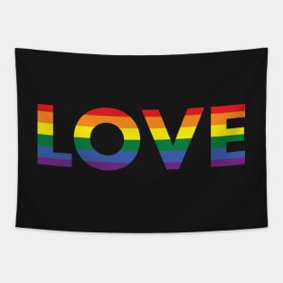 Love Is Love LGBTQ Pride Tapestry