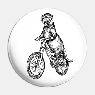 SEEMBO Otter Cycling Bicycle Bicycling Biker Biking Riding Bike Pin