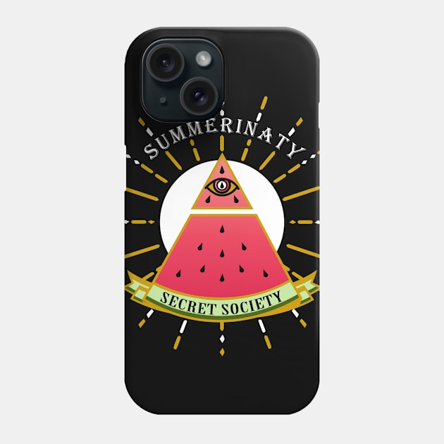 Summerinaty Secret Society Phone Case by jemae