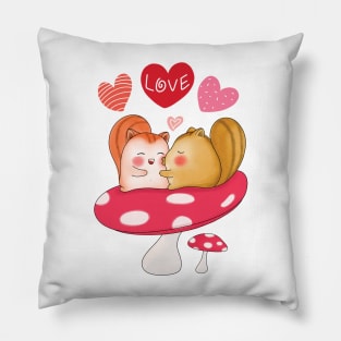 Love Chipmunk Pillow