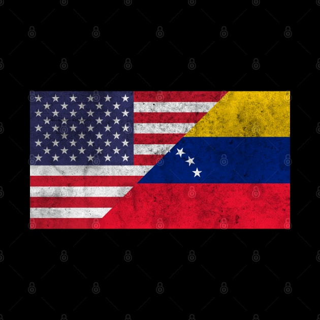 Venezuelan American Flag by Trippycollage