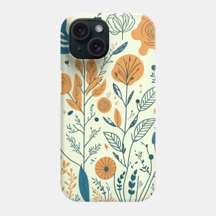 Bohemian Style Floral Shapes Phone Case