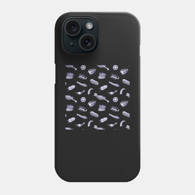 Burgess Shale Fossils Pattern Phone Case by taylorcustom