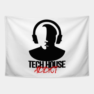 Tech House Addict - Black Tapestry