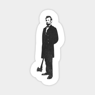 Lincoln Axe Magnet