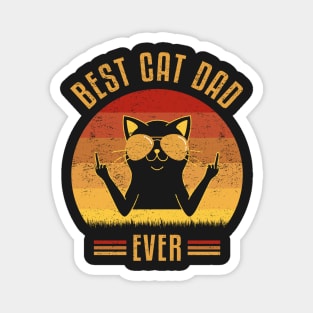 Best Cat Dad Ever Magnet