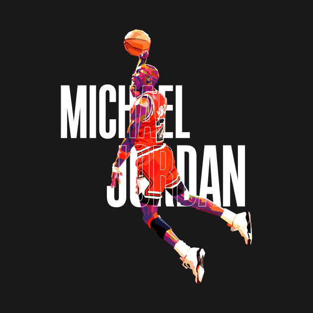 Michael Jordan Dunk WPAP by awangwidyatama