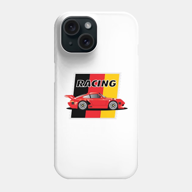 Racing - German Cup - Red Phone Case by Sash8140