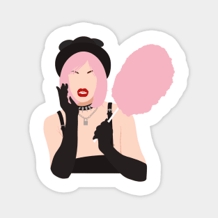 Yungblud Cotton Candy Minimalist Magnet