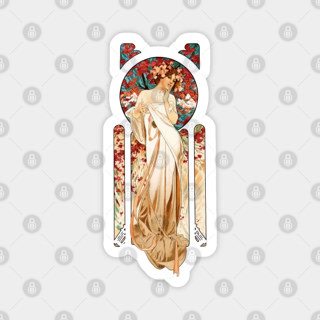 Art Nouveau Perfume Ad Magnet by UndiscoveredWonders