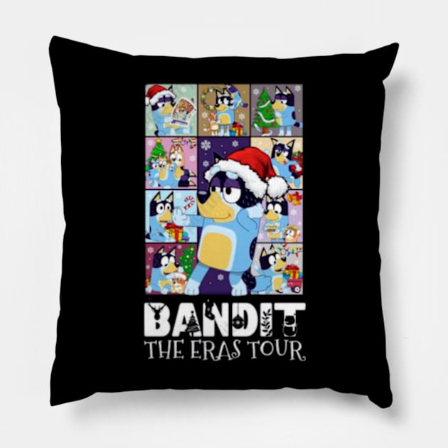 bluey bandit Pillow by GapiKenterKali