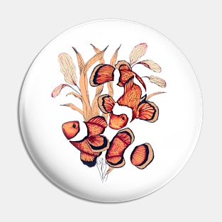 Clownfish couple Pin