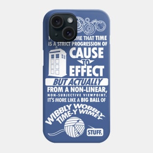 Timey Wimey Tee Phone Case