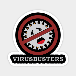 Virusbusters For Paramedic, Nurses, Doctors, Medical Staff, Healthcare Volunteers, Self Isolate Magnet