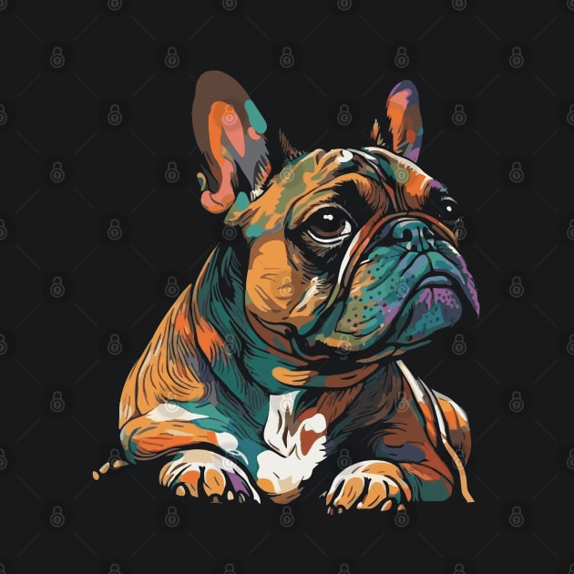 French Bulldog Dog Art by The Image Wizard