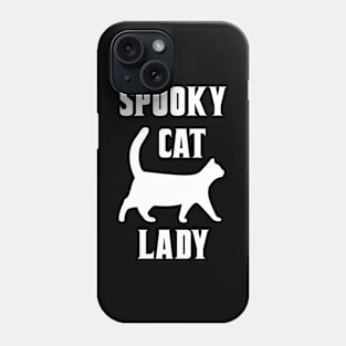 Spooky Cat Lady Phone Case