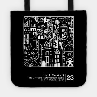 The City and Its Uncertain Walls - Minimalist Artwork Design Tote