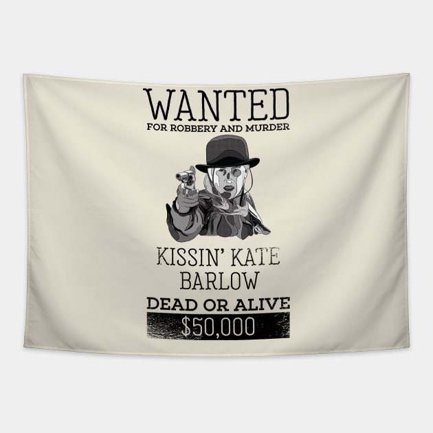 Kissin Kate Barlow Tapestry by polliadesign