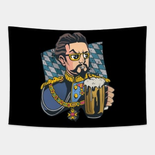 Funny Bavarian Beer Design Tapestry