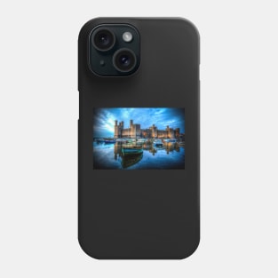 Caernarfon Castle At Night Phone Case