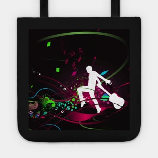 Music Love Digital Art Tote