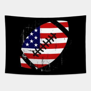 Usa America Flag Rugby 4Th Of July Tapestry