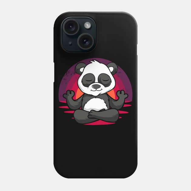 Yoga Panda Phone Case by RockReflections