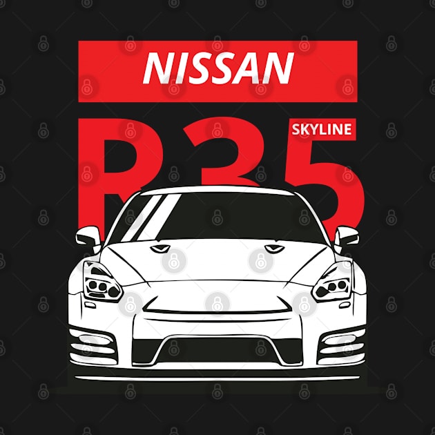 nissan skyline r35 by artoriaa