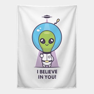 Motivational Alien Tapestry