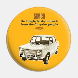 SIMCA 1000 - advert Pin