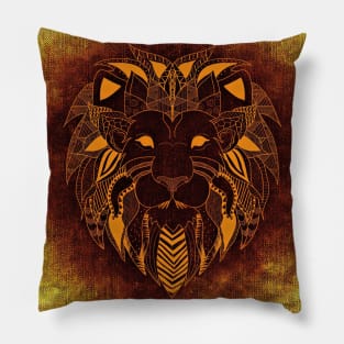 Geometric Lion Pillow