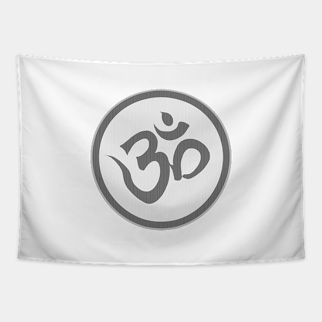 Om Spirituality Awareness Meditation Yoga Tapestry by PlanetMonkey