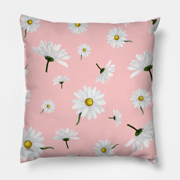 Daisies allover print Pillow by rlnielsen4