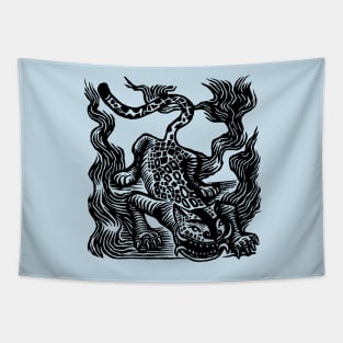 Strange Creature Asian Tapestry