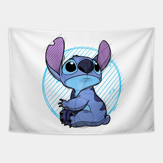 STITCH Tapestry by Psydrian