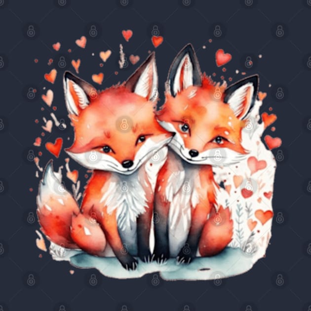 Cute foxes by WeLoveAnimals