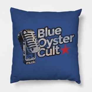 Blue Öyster Cult Vintage Pillow