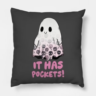 It has pockets Pillow