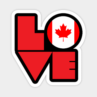 Show your LOVE for Canada Magnet