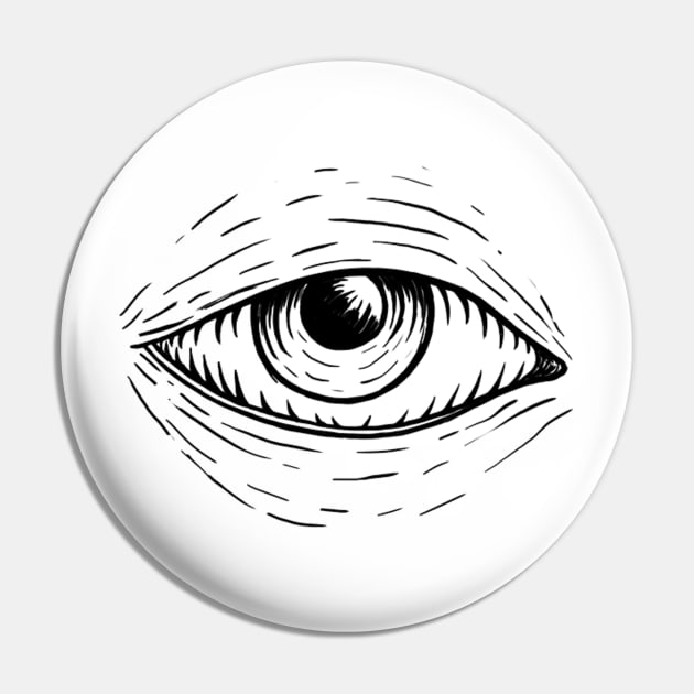 Evil Eye Pin by lesleyrink