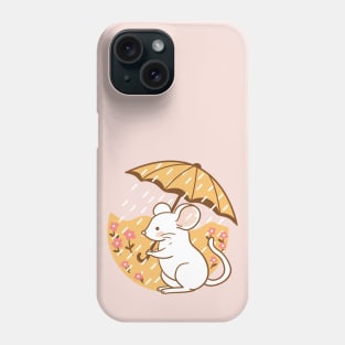 Little Mouse in the Rain Phone Case