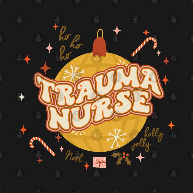 Retro Christmas Trauma Nurse For Trauma Nursing by Way Down South